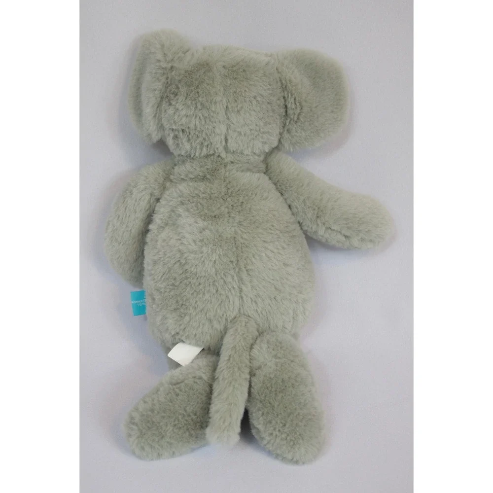 Manhattan Toy Company Grey Mouse Plush Polka Dot Ears Soft Stuffed Animal 14